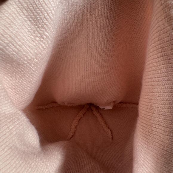 The North Face Hat Beanie Fitted Womens Heart Pink Gray Pom Pom Winter Cuffed - Picture 4 of 6